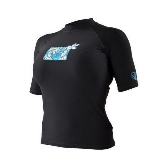 Body Glove Fitted Rashguard W S/a Blk Lg