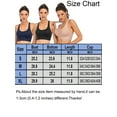 thumbnail image 3 of SHCKE Women Cross Back Straps Sports Bras Activewear Workout Tops Fitness Running Yoga Bra, 3 of 5