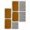 Brown, variant on Sage Green Kitchen Dish Towels for Drying Dishes Set of 3, Modern Painting Farmhouse Striped Abstract Art Waffle Weave Microfiber Hand Tea Bathroom Towels Quick Dry & Absorbent Towel 15.7x23.6