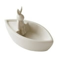 thumbnail image 2 of Candelabro de conejo de Pascua, candelabros de té para decorar Pascua, adornos para velas de té, lindos candelabros de conejito para Pascua (conejo lindo), 2 of 6