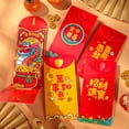 thumbnail image 3 of Festive Portable Full of Blessings Party Supply New Year Dragon Year CNY Envelope 3D Red Envelopes Lucky Money Bags Dragon Year Red Pocket 5, 3 of 6