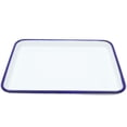thumbnail image 1 of OULII Rectangular Serving Tray Oven Roasting Pan Non Stick Heat Resistant 27x19cm White, 1 of 8