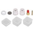 thumbnail image 2 of Welding Torch Adapter Kit, Copper PTFE Argon Arc Welding Torch Parts Easy Usage 6PCS  for Replacement, 2 of 8