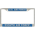 thumbnail image 1 of U.S. Air Force Eighth Air Force License Plate Frame, 1 of 1
