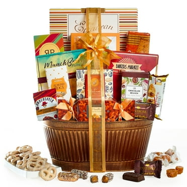 Broadway Basketeers Chocolate Gift Basket Snack Gifts for Women, Men, Families, College, Appreciation, Thank You, Birthday, Corporate, Get Well Soon, Sympathy Care Package