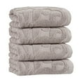 thumbnail image 2 of Ozan Premium Home  100% Genuine Turkish Cotton Patchouli Hand Towels (Set of 4) Grey, 2 of 5