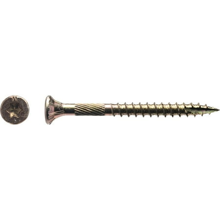 

Big Timber #9 x 2 In. Yellow Zinc Flat Head Wood Screw (585 Ct. 5 Lb.)