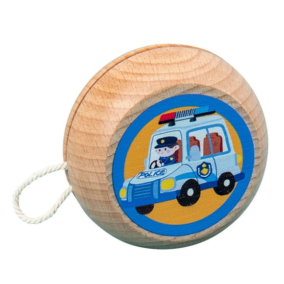 XFGOU les Jouets et Passe-Temps yo-yo en Bois pour Enfants Thème Dinosaures Enfants Idéal pour Jouer à l'Intérieur et à l'Extérieur avec Cordons Jouet Éducation