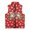 Christmas Bird Gift Pattern, variant on Christmas Bird Gift Pattern Sleeveless Jacket Soft with Lightweight Polyester Kids Zip Up Vest for Fall Winter