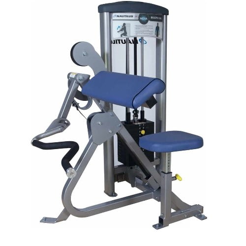 bicep curl machine