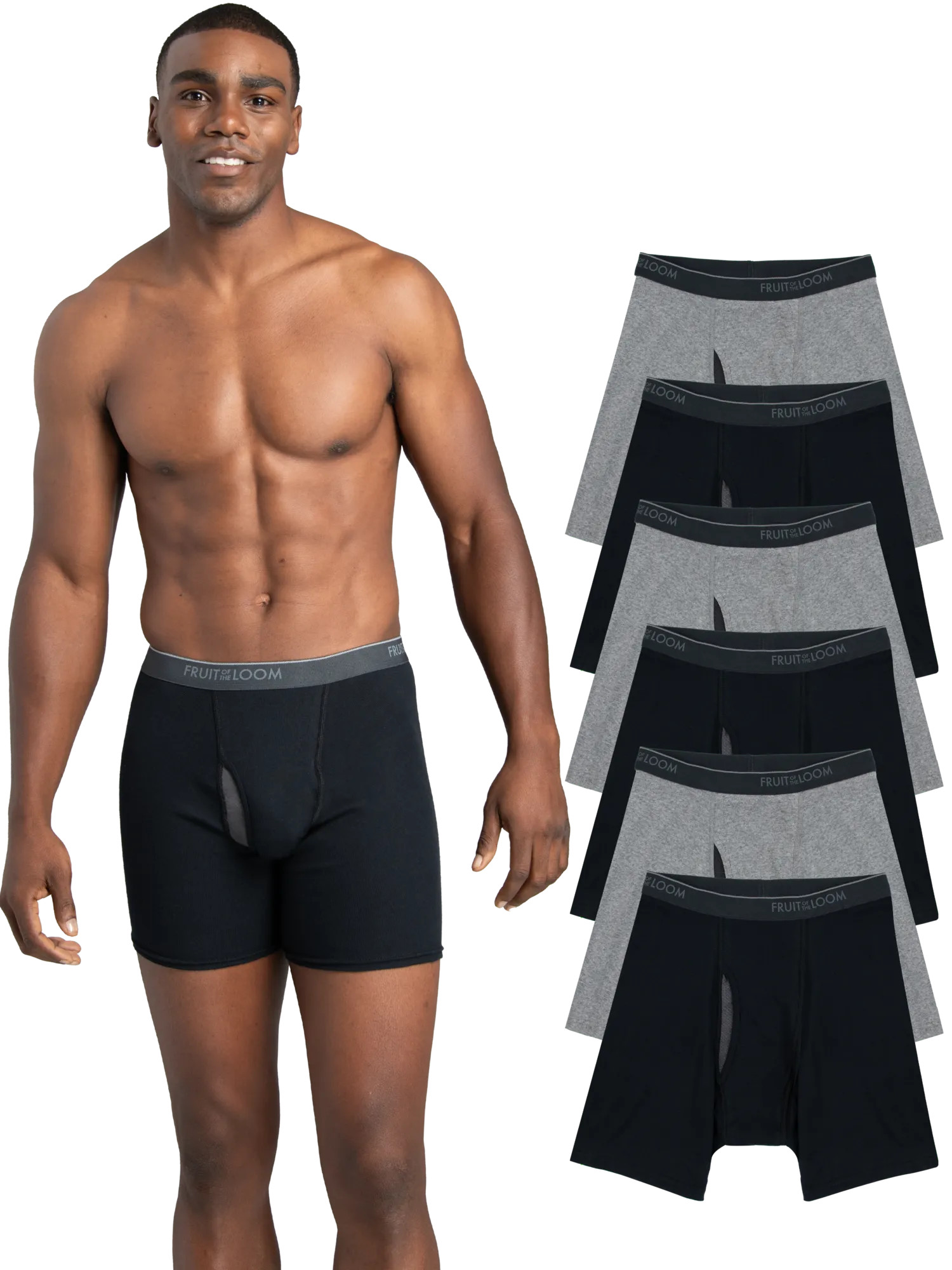 Fruit of the Loom Men's CoolZone Boxer Briefs, 6-Pack