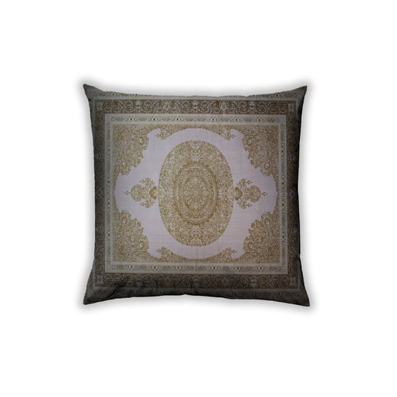 Ahgly Company Outdoor Square Traditional Throw Pillow, 18 inch by 18 inch