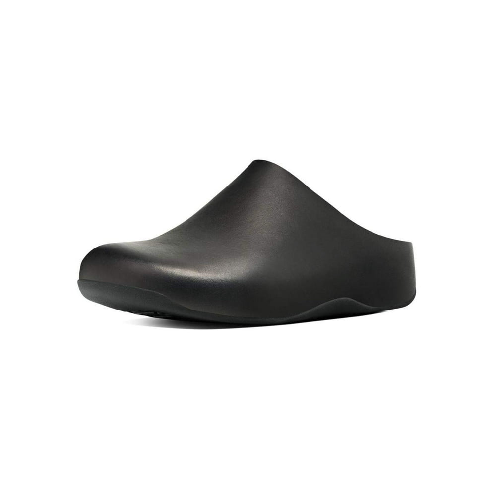 FitFlop - FitFlop Women's Shuv Leather Clog, Black, Size 7.0 - Walmart ...
