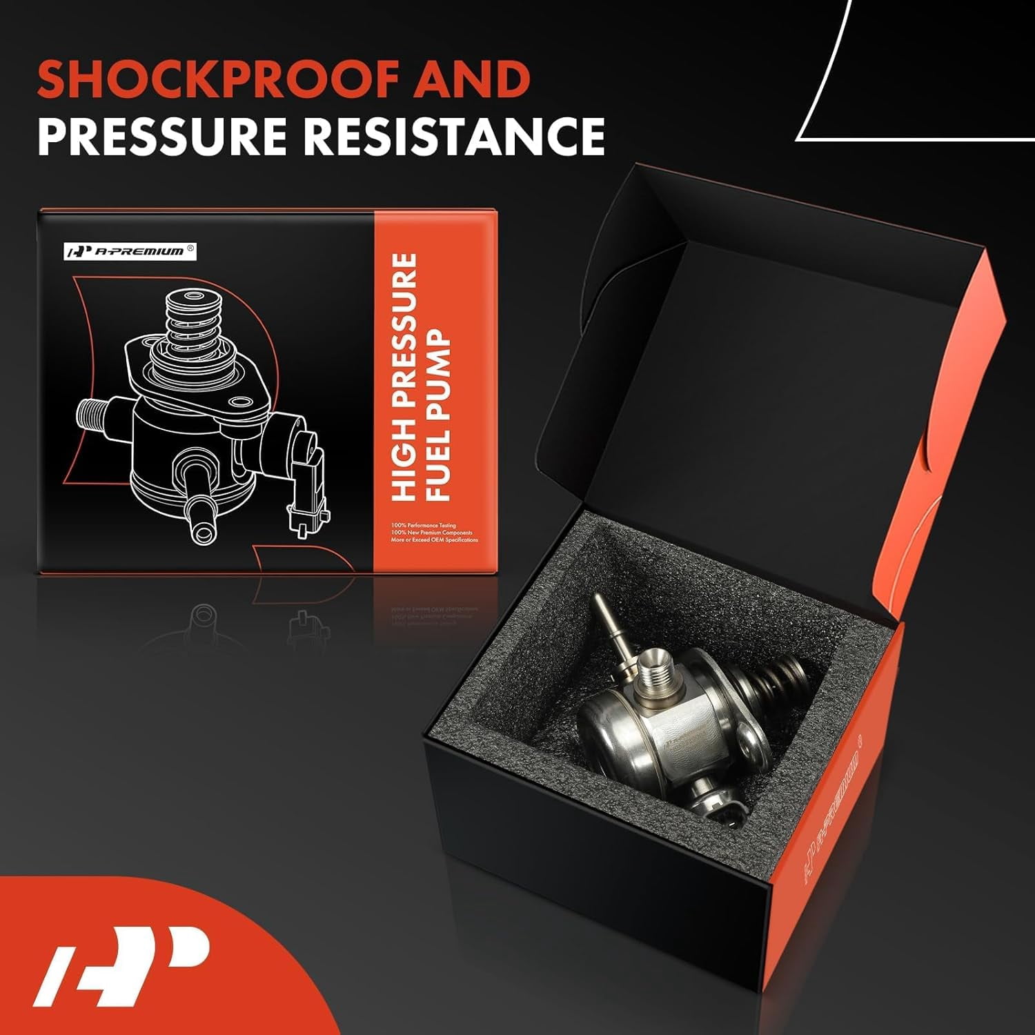 A-Premium High Pressure Fuel Pump Compatible with Kia Soul 2012-2016, Forte5/Forte Koup 2014-2016, Rio 2012-2014 & Hyundai Accent 2013-2014, Veloster 2013-2015, 1.6L, Gas