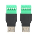 thumbnail image 1 of Convertisseur USB Femelle, Adaptateur USB, Terminal USB Léger 2PCS pour les Professionnels Passionnés d'Électronique, 1 of 8