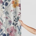 thumbnail image 3 of Orinice  Floral Shower Curtain, Tropical Colorful Leaves Fabric Cloth Shower Curtains for Bathroom, Modern Abstract Flower Bath Curtain with Metal Hooks,  69x72, 3 of 7