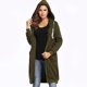 thumbnail image 3 of La nueva manera de las mujeres con capucha largas sudaderas con capucha de la capa bolsillos ocas Romacci Sudadera larga Womne, 3 of 7