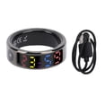 thumbnail image 2 of Anneau de Suivi de Sommeil, Anneau Intelligent Noir Confortable en Acier Inoxydable pour Cyclisme Course ID 17.7mm, ID 18.9mm, ID 20.4mm, ID 21mm, ID 21.6mm, 2 of 7