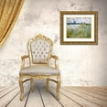 thumbnail image 3 of Monet, Claude 14x12 Gold Ornate Wood Framed with Double Matting Museum Art Print Titled - Lle aux Fleurs near Vetheuil, 3 of 4