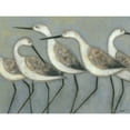 thumbnail image 3 of Wyatt Jr., Norman 24x19 Black Modern Framed Museum Art Print Titled - Shore Birds I, 3 of 5
