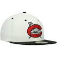 thumbnail image 3 of Men's New Era White Carolina Mudcats Authentic Collection Team Alternate 59FIFTY Fitted Hat, 3 of 5