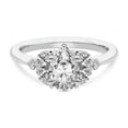 thumbnail image 4 of IGI Certified 5 Carat Pear Shape Lab Grown Diamond Engagement Ring | 14K White Gold | Beatrice Marquise Side Stone Diamond Ring | FG-VS1-VS2 Quality Friendly Diamonds, 4 of 6