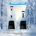 thumbnail image 3 of Vivicreate Small Snow Shovel for Kids & Adults, Lightweight Aluminum Snow Shovel with Durable PP Blade, Detachable Handle for Car, Driveway & Yard | Pala de Nieve Portátil para Auto y Niños, 3 of 8