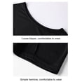thumbnail image 5 of FRSASU Men's Sleeveless Crew Neck Compression Shirt Quick Dry Athletic Tank Tops Basketball Workout Undershirt Black, 5 of 8