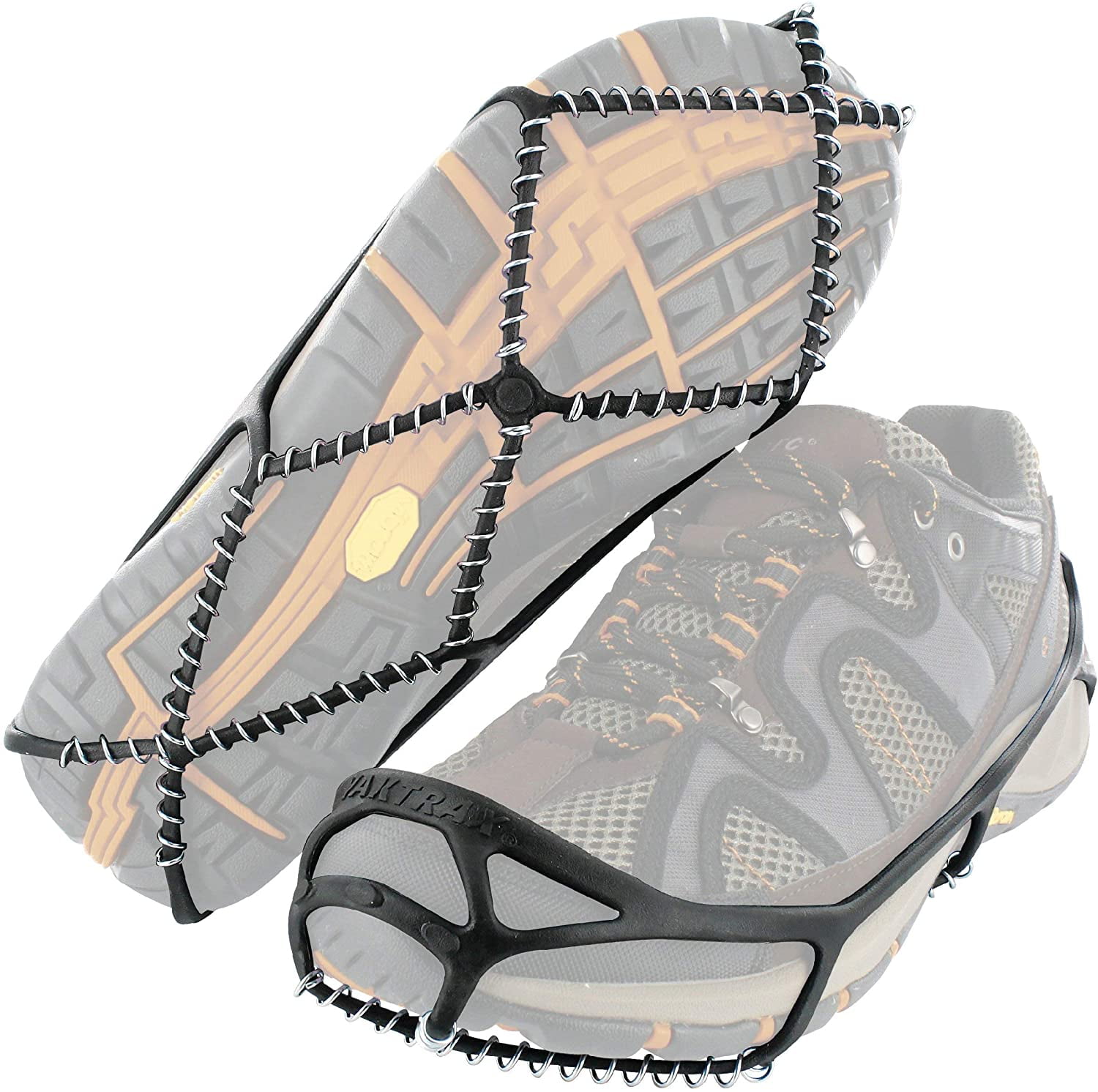 YAKTRAX  Walk Slip On Traction Cleats for Walking on Ice and Snow Size L 