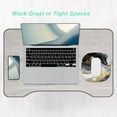 thumbnail image 4 of ERDS-Small Mouse Pad 6.6 Inch, Takes up Wrist and Mouse Space, Waterproof Compact Mini Mouse Mat for Laptop Computer Wireless Mouse Keyboard Home Office Travel,Grey Black Mable, 4 of 4
