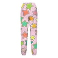 thumbnail image 7 of Riecok Jogger Sweatpants for Girls Waisted Drawstring with Pockets Printing Casual Trackpants Pink 11 Years, 7 of 7