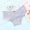thumbnail image 1 of Ropa interior de mujer de encaje sexy de cintura media de alta gama con tiras cruzadas de lazo y ropa interior de mujer, 1 of 6