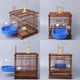 thumbnail image 5 of Jaula para pájaros enjaulada, suministros para loros, bañera para pájaros pequeños, jaula para periquitos canarios con ganchos, accesorio para jaula para pájaros, 5 of 5