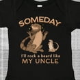 thumbnail image 4 of Inktastic Someday I'll Rock a Beard Like My Uncle-bearded Dragons Boys or Girls Baby Bodysuit, 4 of 5
