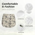 thumbnail image 4 of Balery Compass And Mountains In Bicycle Wheels Pantalones cortos deportivos para mujer con forro y dos bolsillos, elásticos, para entrenamiento, gimnasio, yoga-XX-Large, 4 of 7