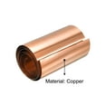 thumbnail image 3 of Uxcell Copper Sheet Roll, Metal Foil Plate 2000mm x 100mm x 0.03mm, 3 of 5
