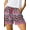 Fuchsia Floral, variant on Womens Casual Shorts Elastic Waist Drawstring Shorts Pants with Pockets Summer Beach Floral Shorts