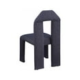 thumbnail image 5 of Meridian Furniture Bennett Navy Boucle Fabric Dining Chair (Set of 2), 5 of 8