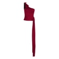 thumbnail image 1 of Gupgi Women One Shoulder Bow Bandage Vest Solid Color Sleeveless Tank Tops, 1 of 9