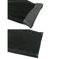 thumbnail image 5 of Feinuhan Women Jeans High Waisted Frayed Ripped Knee Distressed Loose Denim Pants, Black, Large, 5 of 6