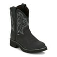 thumbnail image 2 of Justin Boots Womens Kay 8 Inch Embroidered Round Toe Cowboy  Mid Calf Boots, 2 of 5