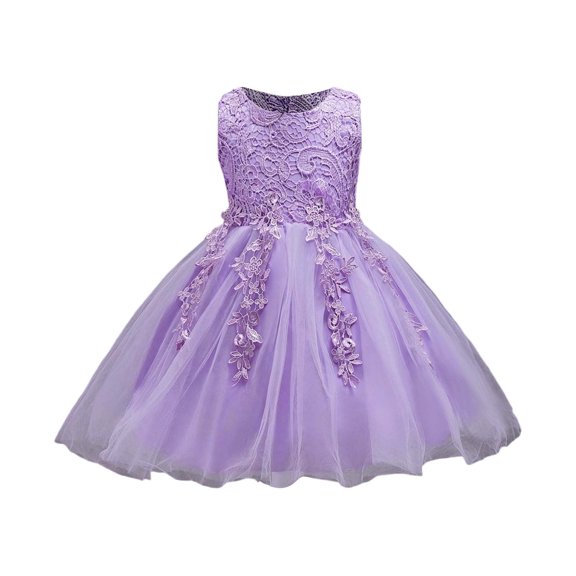 Rggeeun Toddler Sparkling Party Dress For Girls Glimmering Sequin Party Gown With Skirt Stage Performances Leisure Casual O-Neck Sundress