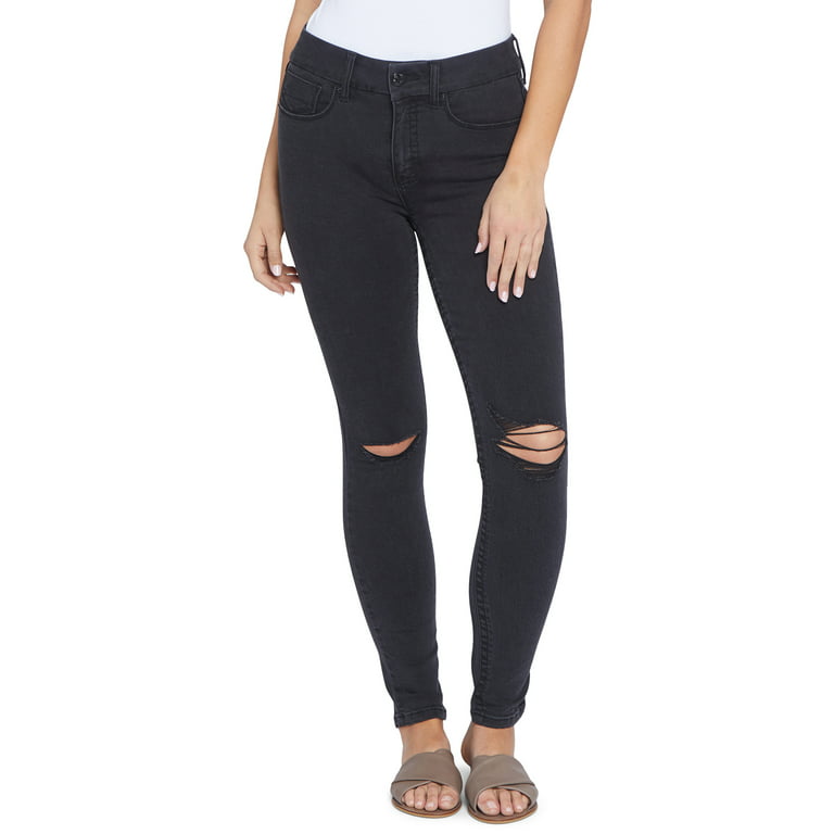 High Rise Pull On Tummy Toner Ankle Skinny Jean at Seven7 Jeans
