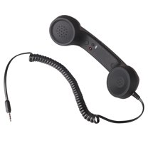 New Classic Comfort Retro Phone Handset Speaker Phone Call Mic Receiver For iPhone Android Phones 7 Colors 3.5mm