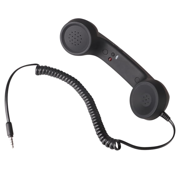 New Classic Comfort Retro Phone Handset Speaker Phone Call Mic Receiver For iPhone Android Phones 7 Colors 3.5mm