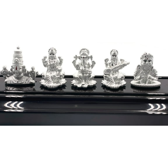 999 Pure Silver Panch Murthi Idol / Statue (Figurine #02)