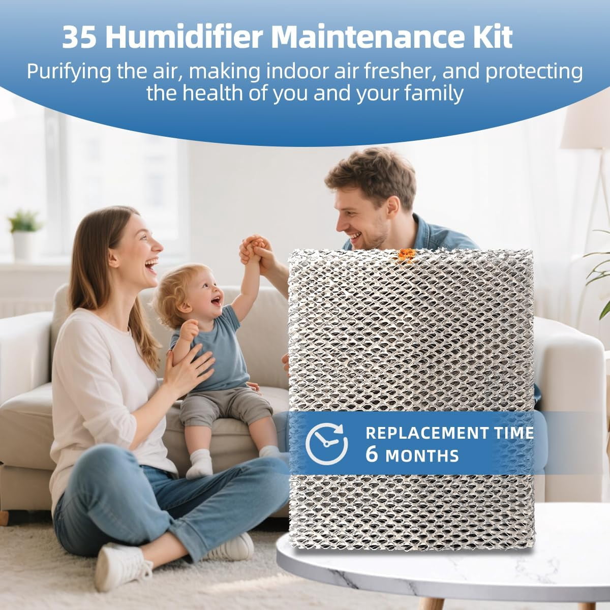 35 GA35 Replacement Humidifier Water Panel Evaporator Compatible with Aprilaire H635EZ1A 4839 Kit Filter or 560, 568, 600, 700, 760, 768 350, 360,...