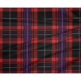 thumbnail image 4 of oneOone Tissu Polyester Lycra Tartan à Carreaux Décoratif Imprimé 56 Pouces de Large, 4 of 4