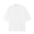 thumbnail image 3 of T Shirts for Man Summer Heavyweight Short Sleeve Neck Loose Drop Shouder Basic Plain Cotton Tshirts Mens Tees, 3 of 9