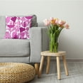 thumbnail image 2 of Simply Daisy 16 in x 16 in Scandinavian Purple Orchid Polyester Throw Pillow, 2 of 2